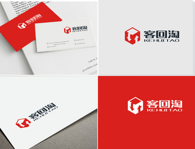 锋锐企业形象策划 为客回淘Logo设计创新方案提交与案例分析